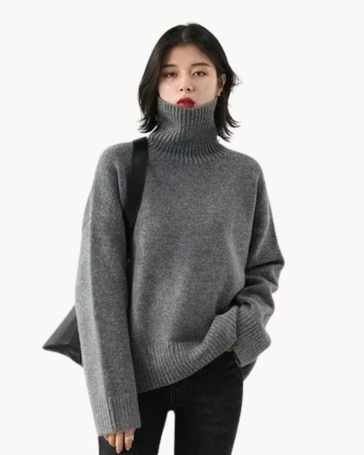 Loose Turtleneck Sweater | Cozy Relaxed Fit