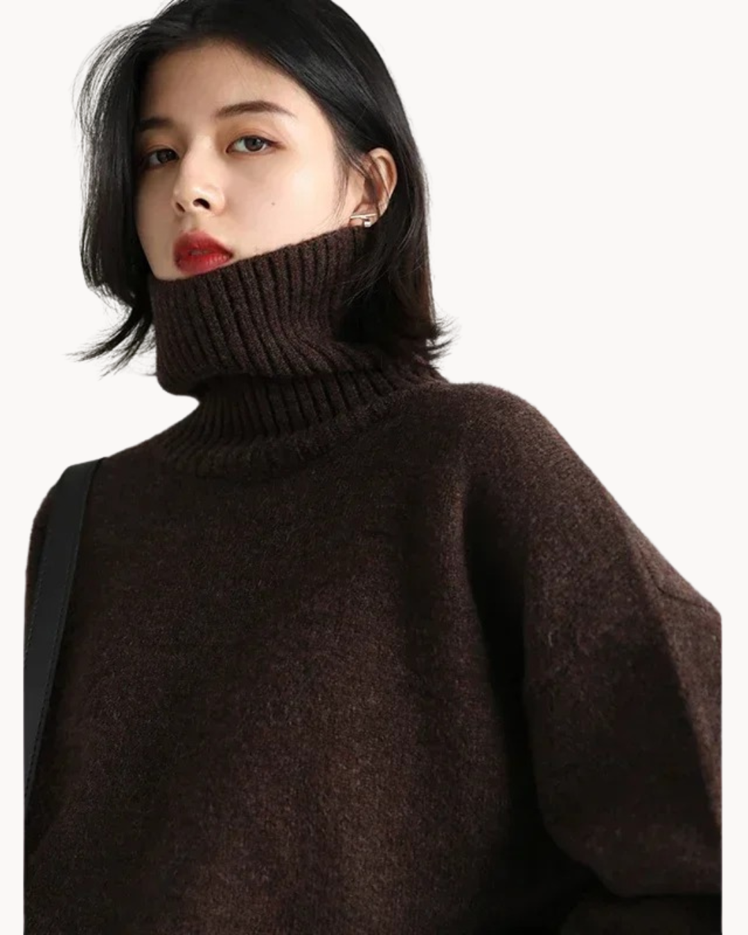 Loose Turtleneck Sweater | Cozy Relaxed Fit