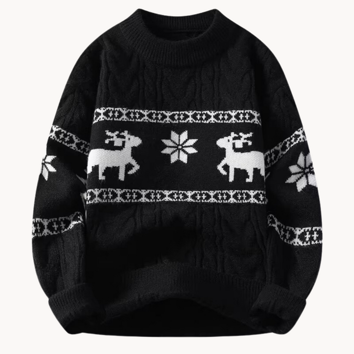 Festive Knit Sweater | Soft Winter Pullover