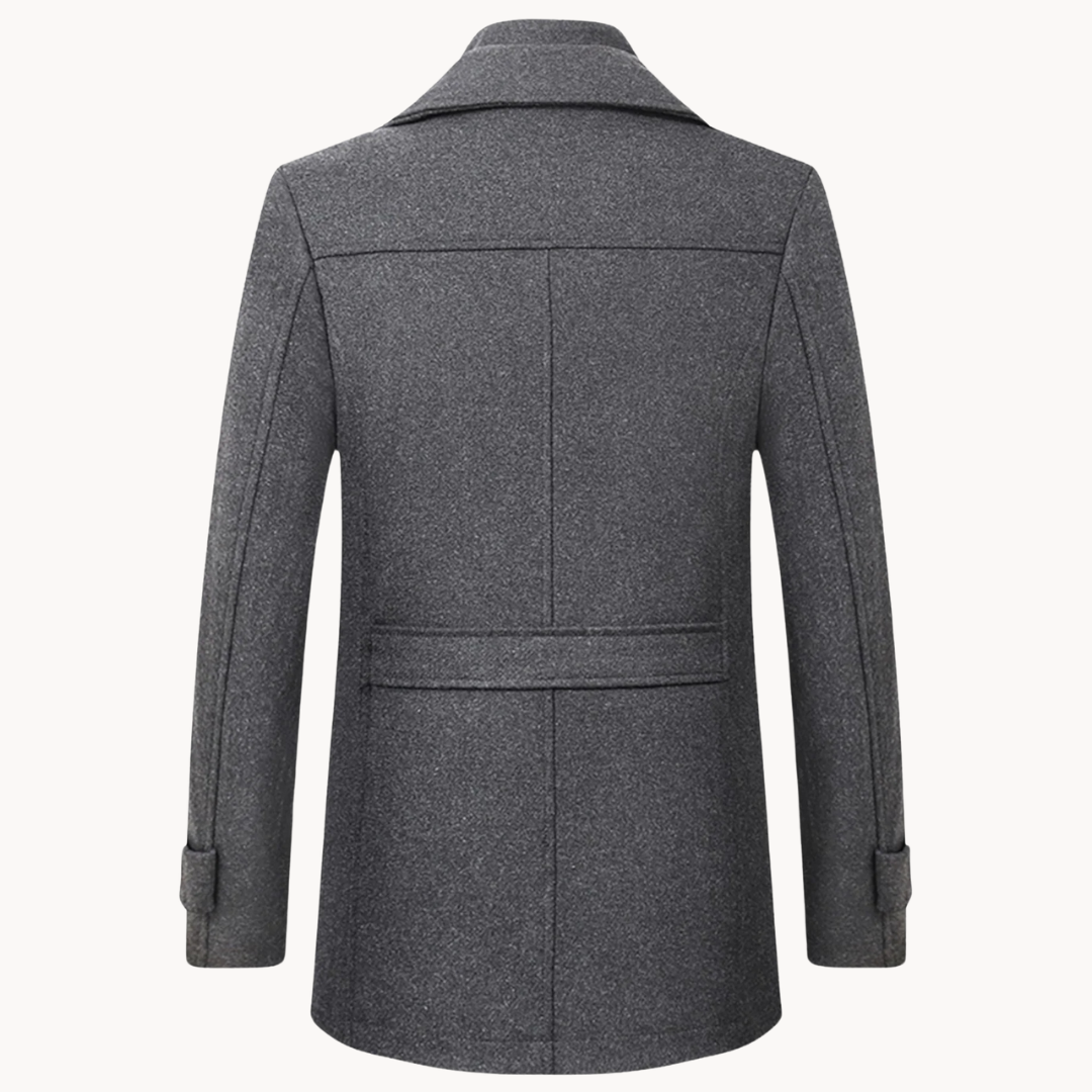 Wool Blend Coat | Classic Tailored Outerwear