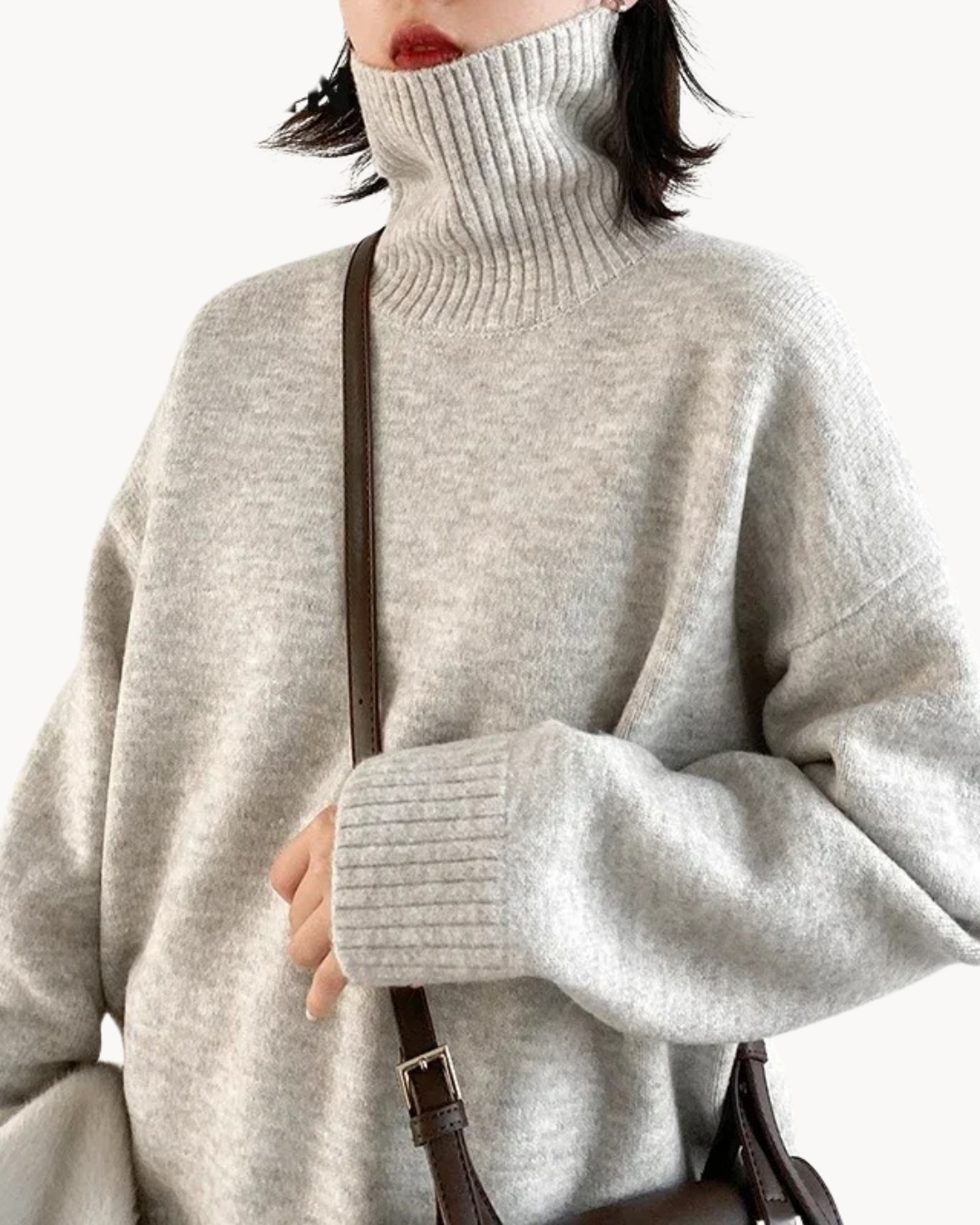 Loose Turtleneck Sweater | Cozy Relaxed Fit