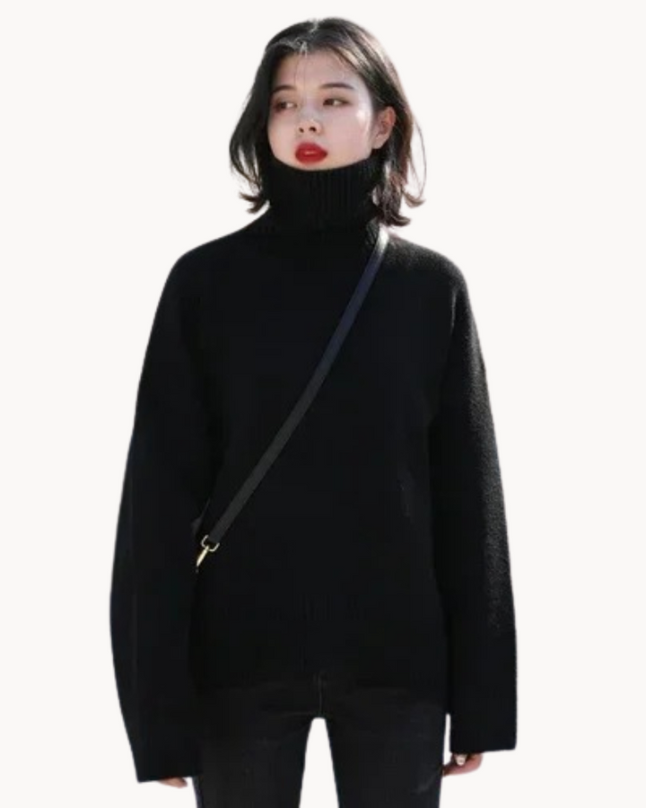 Loose Turtleneck Sweater | Cozy Relaxed Fit