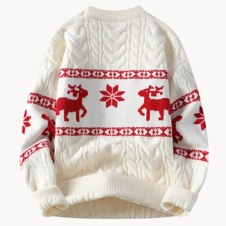 Festive Knit Sweater | Soft Winter Pullover