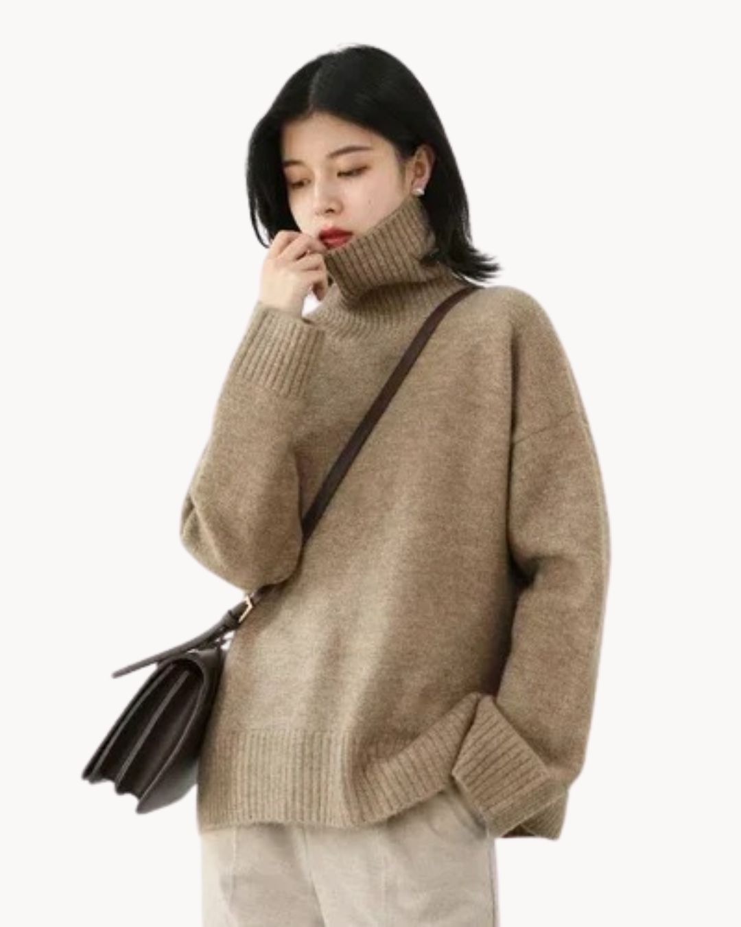 Loose Turtleneck Sweater | Cozy Relaxed Fit