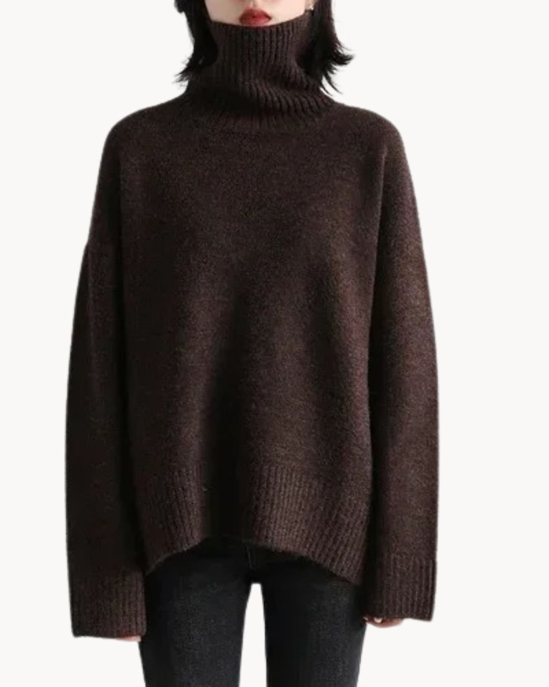 Loose Turtleneck Sweater | Cozy Relaxed Fit