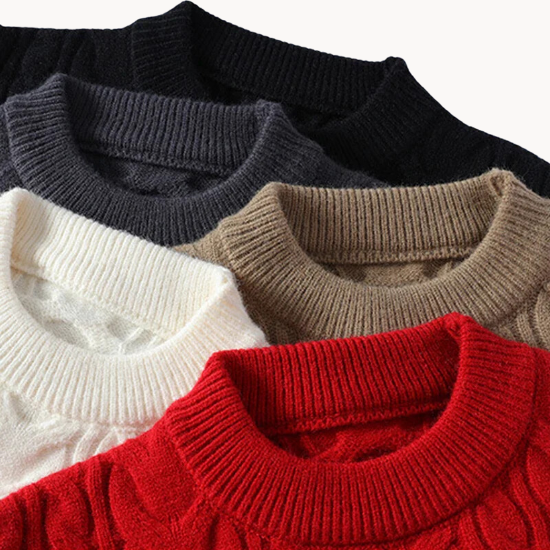 Festive Knit Sweater | Soft Winter Pullover