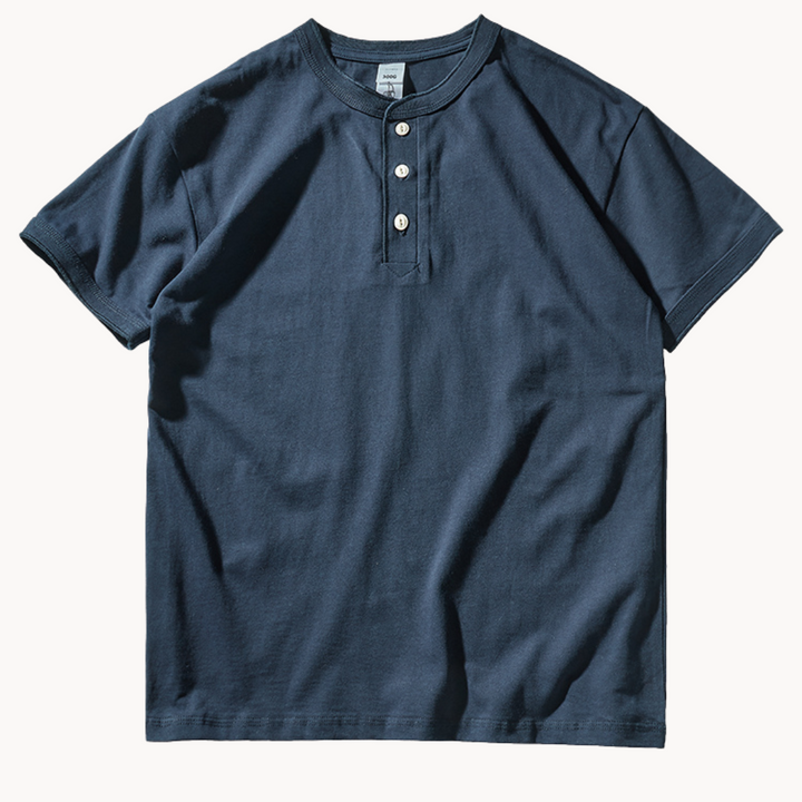 Canyon Henley Cotton Tee