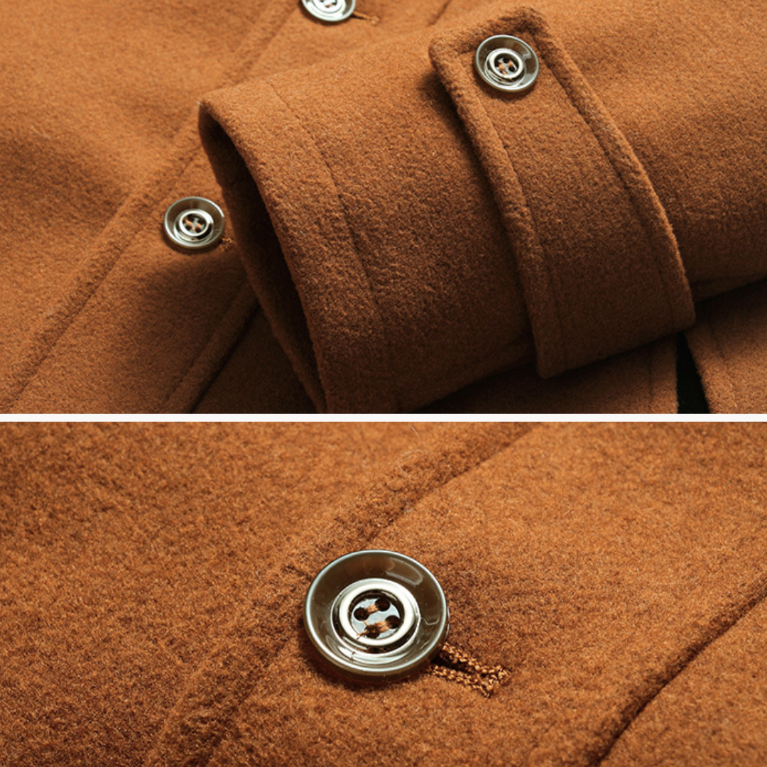 Wool Blend Coat | Classic Tailored Outerwear