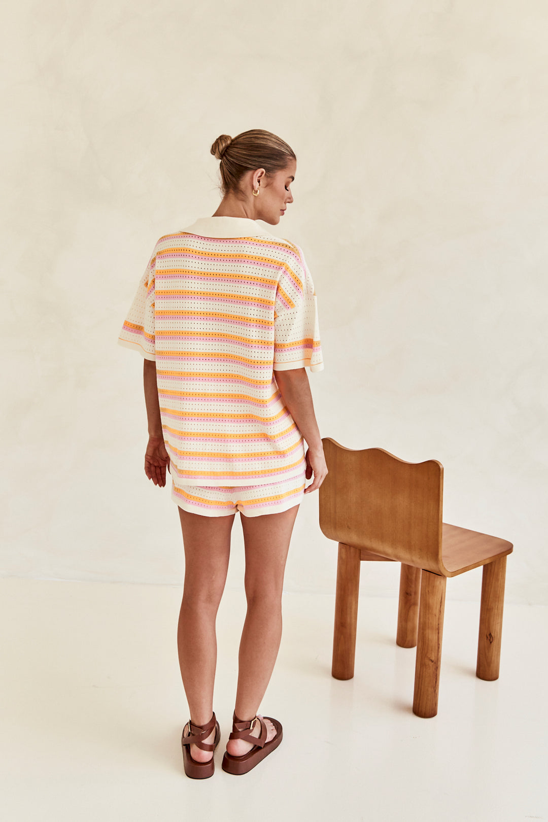 Striped Knit Summer Set | Lightweight & Stylish