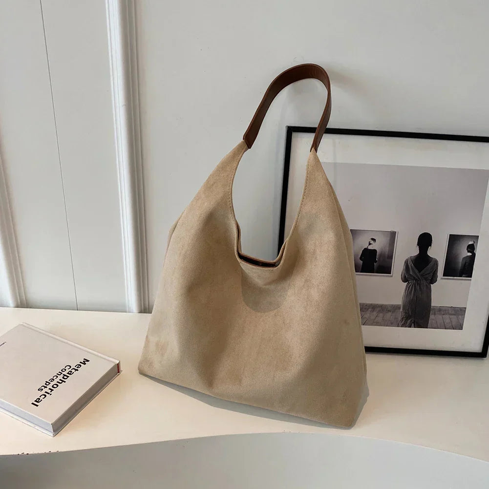 Suede Soft Tote Bag | Elegant & Versatile