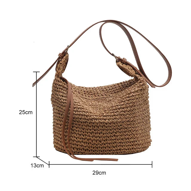 Woven Crossbody Bag | Stylish & Lightweight