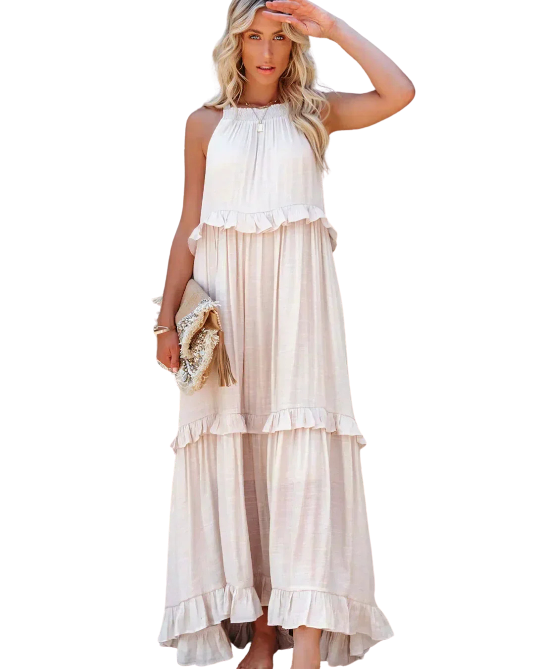 Effortless Ruffle Maxi Dress | Flowy & Feminine