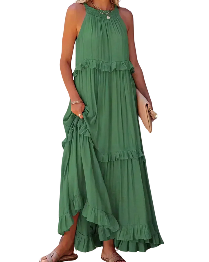 Effortless Ruffle Maxi Dress | Flowy & Feminine