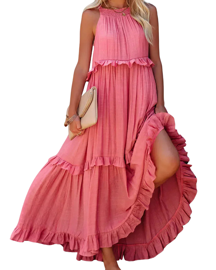 Effortless Ruffle Maxi Dress | Flowy & Feminine