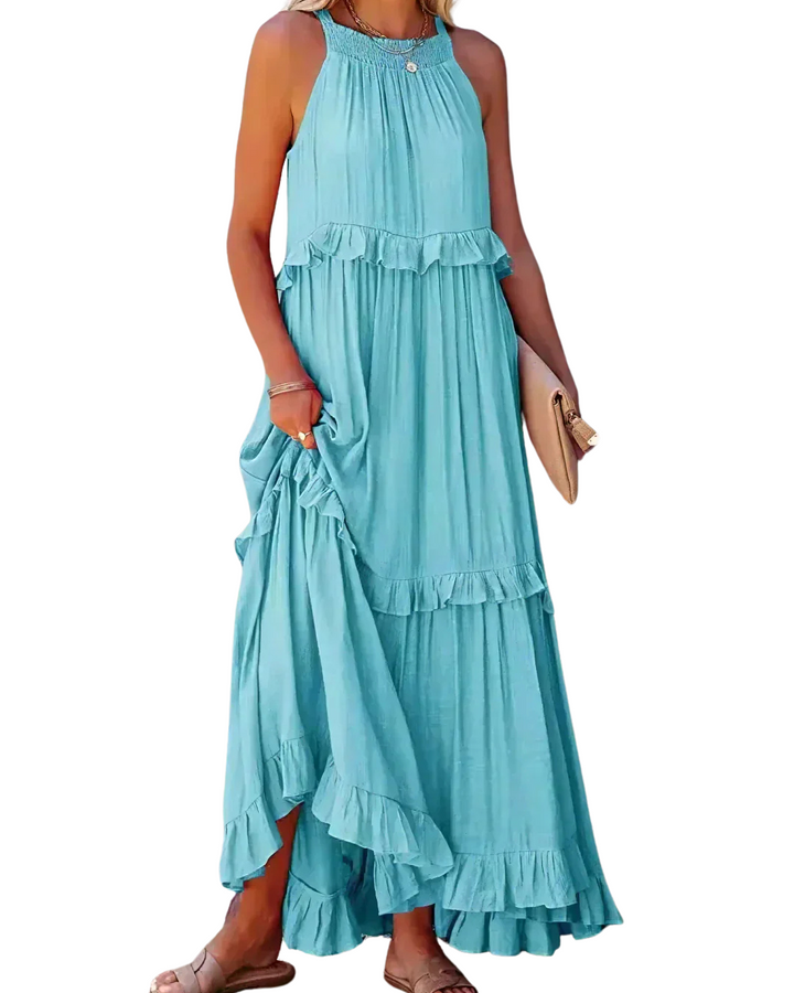 Effortless Ruffle Maxi Dress | Flowy & Feminine